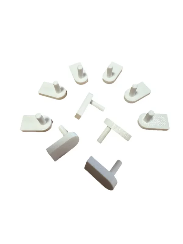 Dillon Reloader Locator Pins for 9mm — Set of 10 (Single-Piece Pin/Tab Design)